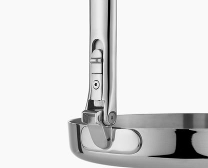 [half-width] Space Steel Folding Handle 5-Piece Cookware Set