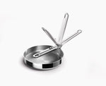 [hidden] Space Steel Folding Handle 20cm Frying Pan