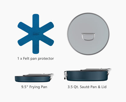 [half-width] Space™ Non-stick 2-piece Frying Pan Set - 45051 - Image 6