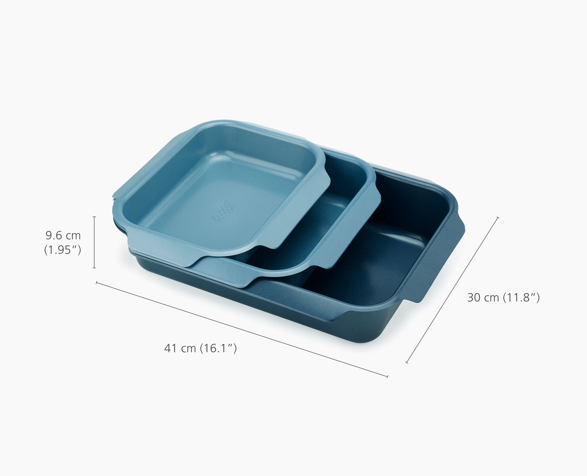 [half-width] 6-piece Nest Non-stick Baking Tray Set