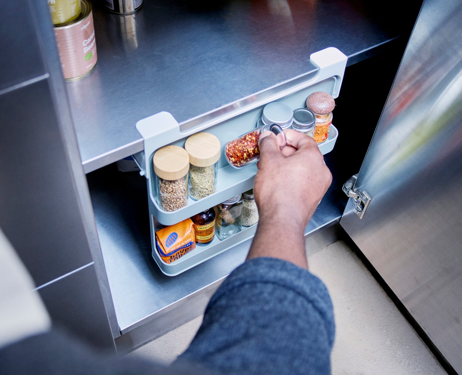 CupboardStore™ Large Under-Shelf Spice Rack