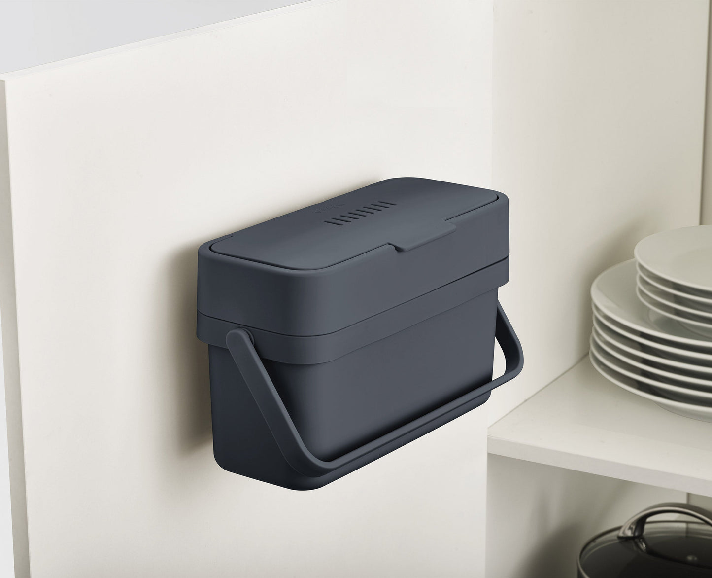 Compo™ 4L Grey Food Waste Caddy Starter Set