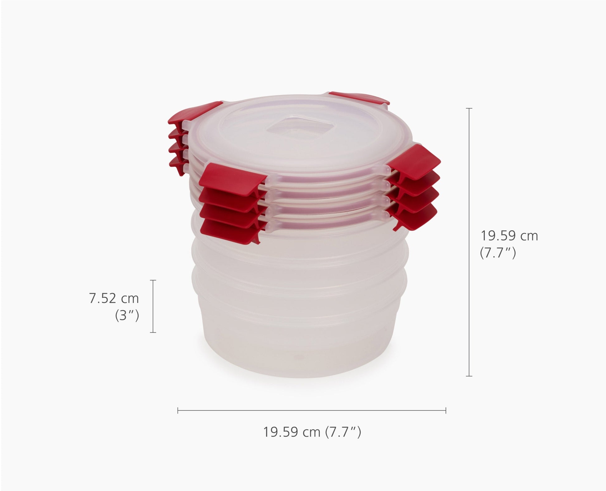 [half-width] Nest™ Lock 8-Piece Red Container Set