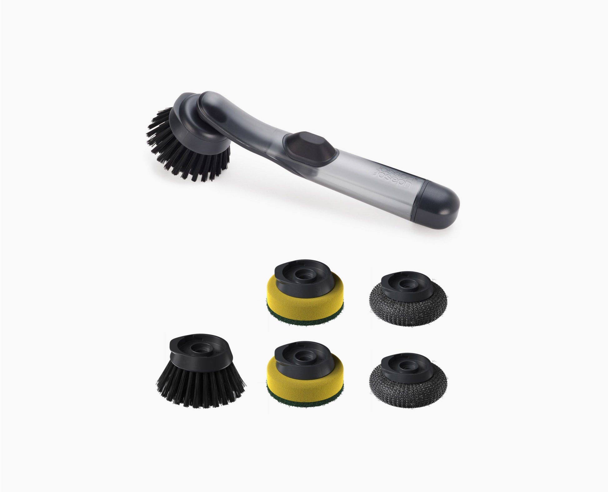 SinkTech™ Soap Dispensing Dish Brush with Replacement Head & Extra Heads