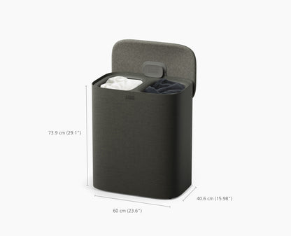 Tota 2 90L Forest Gray Laundry Separation Basket